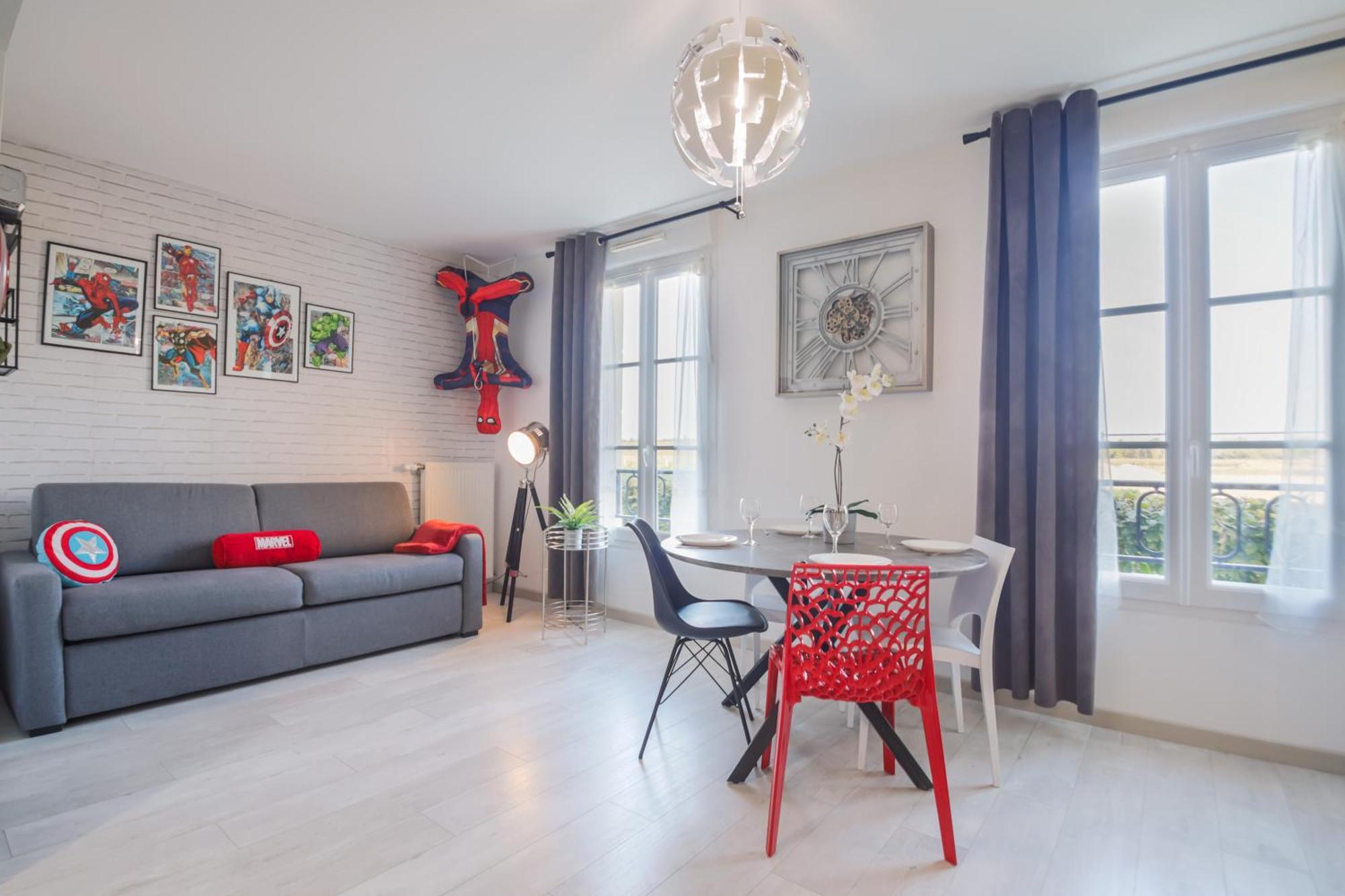 Air-Conditioned Apartment, Walking Distance To Disney - Disney Magical Homes, Paris Serris Eksteriør bilde