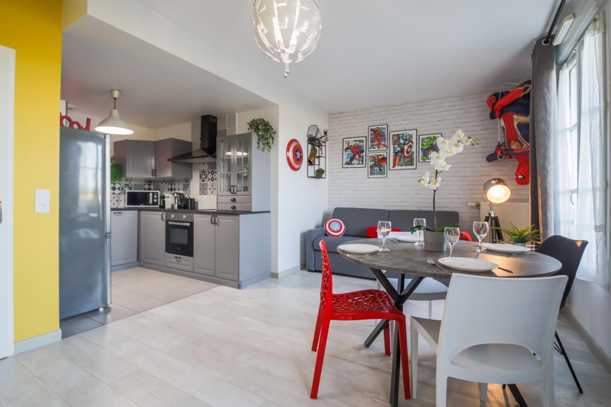 Air-Conditioned Apartment, Walking Distance To Disney - Disney Magical Homes, Paris Serris Eksteriør bilde