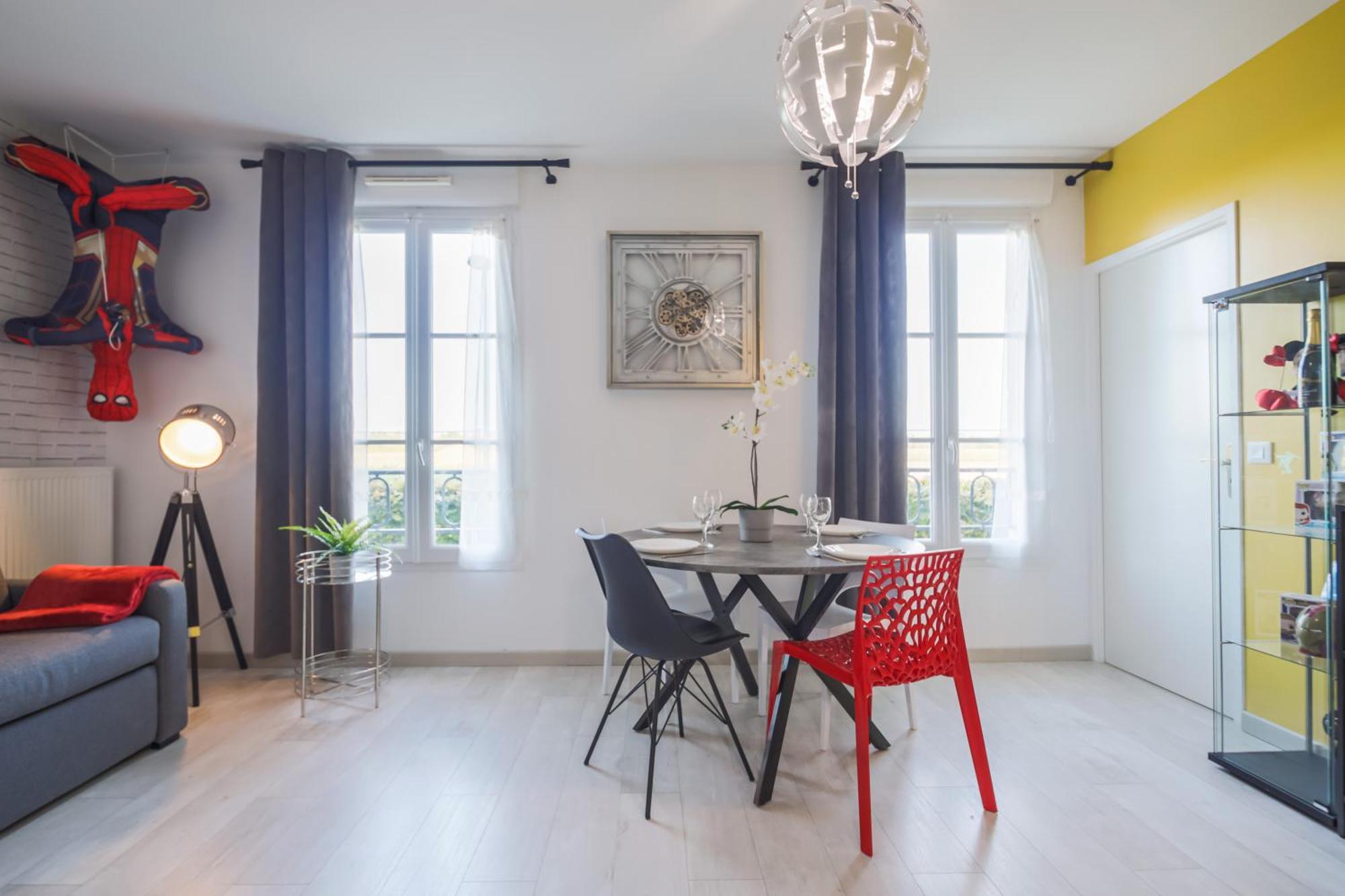 Air-Conditioned Apartment, Walking Distance To Disney - Disney Magical Homes, Paris Serris Eksteriør bilde